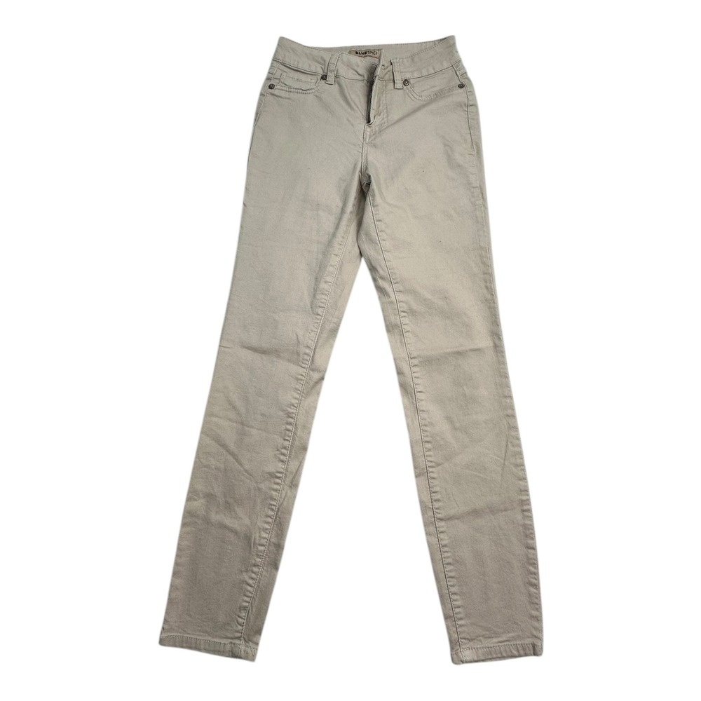 Blue Spice Junior's Size 3 Beige Khaki Straight Leg Casual Pants‎ Trousers